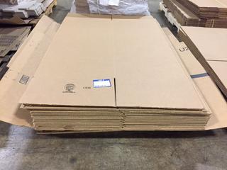 Quantity of Boxes, 17 1/2 In x 17 In x 38 1/2 In.