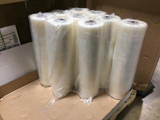 (9) Rolls of Shrink Wrap For Pallet Wrapper.