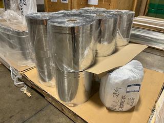 Quantity of Branded Foil Roll Stock Film 305mm.