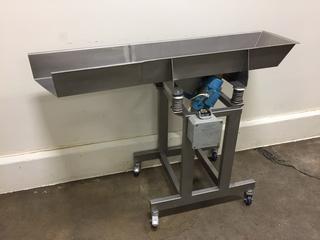 2013 Stainless Steel Vibrating Table, 60 In x 15 1/2 In.