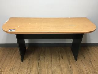Wood Office/Console Table, 59 3/4 In x 23 1/2 In x 29 1/4 In.