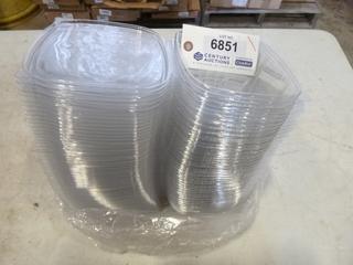 Approx. (80) Plastic Take-Out Containers, 7 In. x 6 In. x 2 In. (G-1)