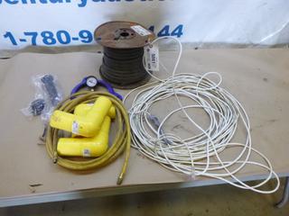 2C12 NMWU CU Supervex C/w  Network Cable,   PVC Elbows and Other Misc. Supplies (M-2-2)