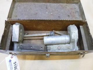 Metal Tool Box , C/w Sheet Metal Roller (E-2)