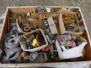 Assortment of Come-A-Long and Crane Parts