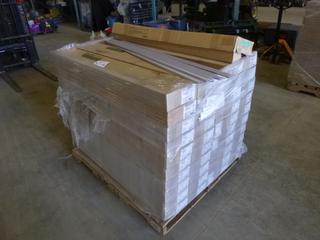 Approx. 40 Boxes of Kostklip 108639 C-Channel, Clip In, Hinged Tickets, 2 H x 47.625 L, 25 Per Box (L52)