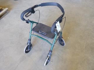 Evolution Walker, Fully Adjustable, Collapsible w/ 8 In. Wheels and Dual Brakes (N12)