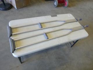 Guardian Aluminum Crutch's, Adjustable From 5 Ft. 10 In. to 6 Ft. 6 In., 300 Lb. Capacity (G Wall)