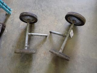 (2) Model 32 Transporters to Fit Ridgid 300 Pipe Threading Machines (M-1-1)
