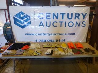 Qty of Lightly Used Work Gloves, Various Sizes (G2)