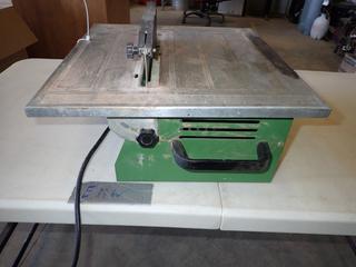 Superior 7 In. Tile Cutting Saw, 120V, 60 Hz, 3.75A (G-1)