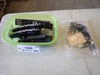 Qty of Remote Controls C/w Qty of Neck Lanyards (G-2)