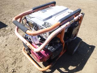 Ridgid Zero Gravity Generator C/w Honda GX 390 Motor, *Note: Pull to Start Works, Dead Battery*