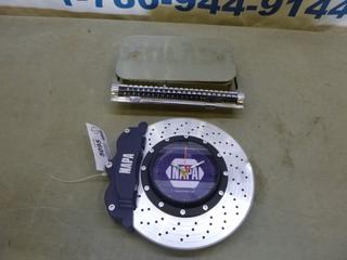Napa Wall Clock C/w Vintage Flat Top Scale (E-2)