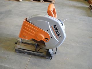 Ridgid Model CM14500, 14 In. Chop Saw w/ Carbon Blade, SN XX0750-22348 (M-3-2)