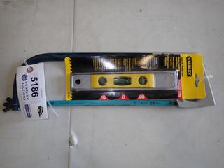 Hacksaw / Unused Stanley Torpedo Level (E-2)