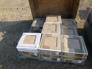 20 Boxes of 11 Naturi Ceramic Floor Tiles, 13.1 x 13.1