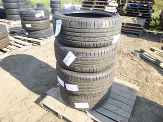 (2) Goodyear Eagle 225/40R19 Front Tire (Damaged) , (2) Goodyear 255/35R19 Rear Tire