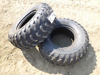 (2) Carlisle Trail Wolf AT26x10-12 ATV Tires