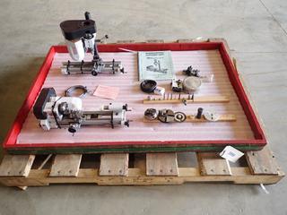 Emco Unimat 3 Metal Lathe w/ Vertical Milling Attachment and Accessories (R-4-2)