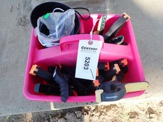 Qty of Clamps C/w Assortment of Cord Wraps (F-1)