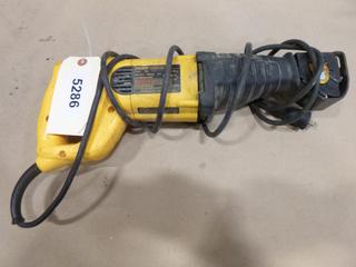 (1) DeWalt Model DW304P, 1 1/8 In. Stroke, 120V, Reciprocating Saw (F-1)