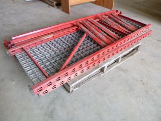 Qty of Pallet Racking, (5) Shelves, 2,500 Lbs. Per Shelf, 6 Ft. x 6 Ft. x 2 Ft. (Row 2)