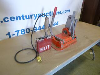 PVC 2 1/2 In. Pipe Fuser w/ Heating Plate (Working Condition) (L31)