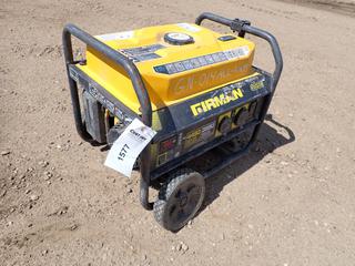 Firman P03501, 3550W Generator, 1 Phase, 120V, 5.0 Gal Tank w/ 87 Octane Gas Engine  *Note: Bent Wheels*