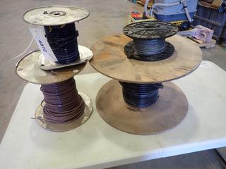 Qty of Partial Spools of Wire Includes (1) 2C-18-AWG, (1) 82-5823, (1) 4PR24AWG, (1) Tie Wire (M-1-2)