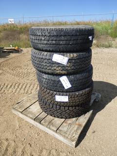 (2) Michelin LTX A/T LT245/75R16 Tire, (1) Goodyear Wrangler RT/S P255/70R16 Tire, (1) Goodyear Wrangler LT215/85R16 Tire, (1) Goodyear Wrangler Duratrac LT235/85R16 Tire