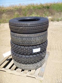 (1) Goodyear G647 RSS 8R19.5 Tire, (1) Continental HDR 225/70R19.5 Tire, (2) Goodyear G633 RSD 8R19.5 Tires, (1) Bridgestone 225/70R19.5 Tire