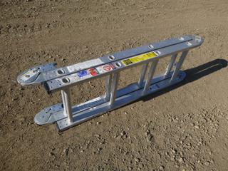 8 Ft. Folding Aluminum Ladder, 300 Lbs. Capacity