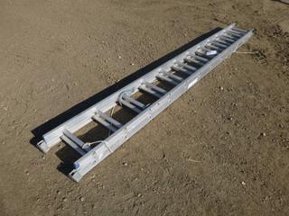 12 Ft. Aluminum Extension Ladder, 200 Lbs. Capacity