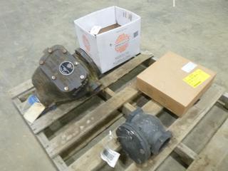 Assortment of Clamps and Valves  and (1) Brake Rotor for F350 Van (K-3-1)