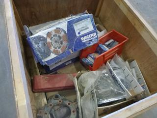 Qty of Heavy Duty Truck Parts, Unused Paccar Clutch, Part 215000, U-Joints, Hose Clamps And More