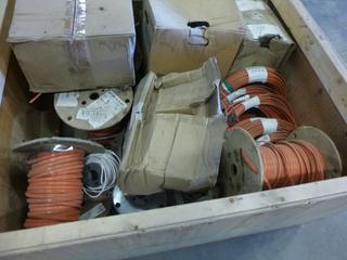 Qty of Spools of Electrical Wire and Thermon Heat Trace Tape