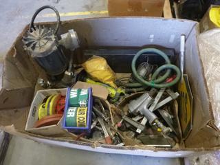 Qty of Hand Tools, Air Tools, Hydraulic Pump, Vise Grips, "C" Clamps, Flagging Tape (L32)