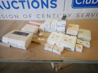 Qty of Supplies, (5) Columbus Mech ET5SS Heating Thermostats, (3) Delta R2910 Mixing Valves, (2) Delta Thermostats, (2) MTRE 40 Temp. Remote Controllers, Armstrong 2 In. Valve And More (OS)