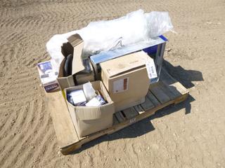 Qty of Misc. Items Includes Qty of Owens Corning Pipe Insulation, Qty of Brass, Metal and Plastic Fittings, Screws, Nuts, Bolts and Washers, Fire Extinguisher and Other Assorted Items (YN-01)