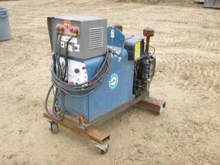 Miller HF-15 AEAD-200LE Constant Current AC/DC Arc Welding Generator c/w 18 HP Gas Motor, Tig Set Up