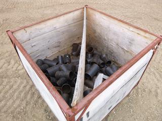Qty of Pipe Fittings w/ Crate, 43 In. x 43 In. x 35 In.