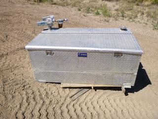 Aluminum Truck Box w/ Fuel Tank and GPI 150S Transfer Pump