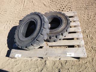 (2) GS-Solid Performance Series CL402S 7.00-12 5.0 Tires, Solid Rubber Forklift Tires (As Per Consignor)