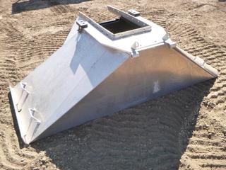 Metal Hopper, 51 In. x 81 1/2 In. x 29 In. (YN-02)