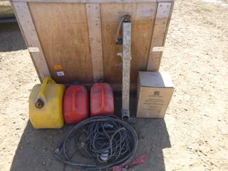 Qty of Misc. Items Includes (2) Grounding Rods, (12) Fire Extinguishers, Jack and More *Note: Fire Extinguishers May Require Recertification*