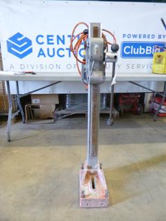 Weka Concrete Core Cutting Drill, C/w Adjustable Stand and Assorted Drill Parts, 110V, 23 A, S/N 1213132 (S-2-3)