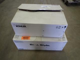 (1) Unused Kohler Rectangle Undercounter Sink, 20 In. x 15.5 In., (1) Unused Kohler Countertop  Sink, 20 In. x 22.5 In. (R23)
