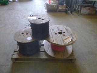 (1) Spool of TFC-T10 67650 Cable, (1) Spool of TFC-T10 12976 Cable, (1) Spool of Decaguard 20C18AWG 105C CSA FAS105 FT4 300V SUN RES Cable