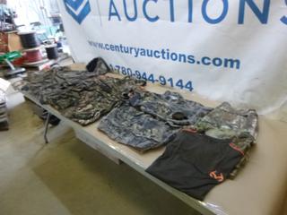Qty of Hunting Gear Including Jacket, Pants and Backpack (G1)